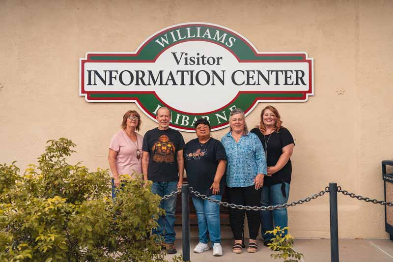 Williams Visitor Center - Staff Outside